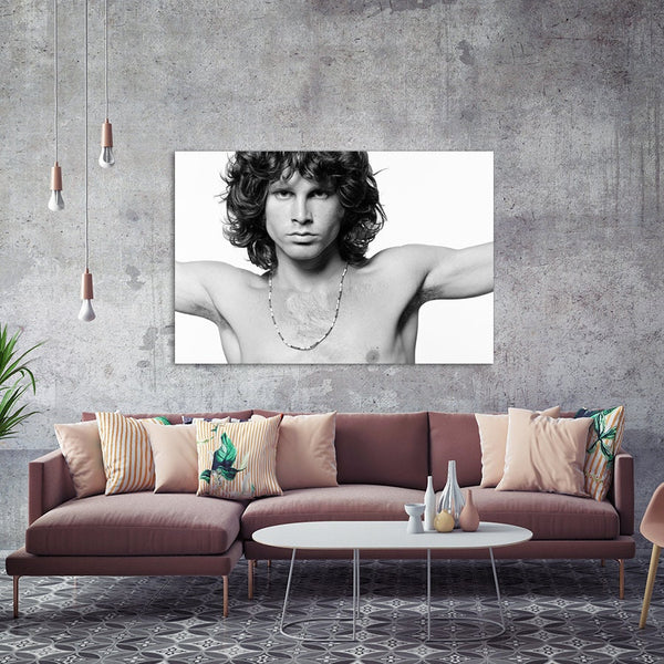 Jim Morrison - The Doors - Canvas Wall Art Framed Print - Various Sizes