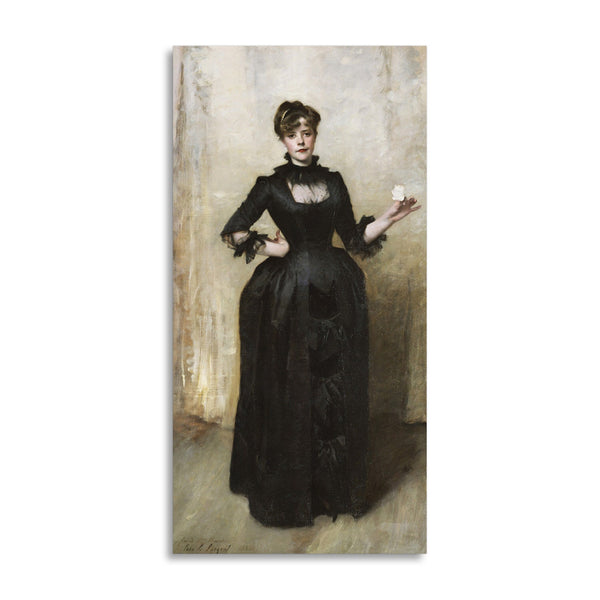 Quadro Stampa su Tela con Telaio in Legno John Singer Sargent - Lady with the Rose