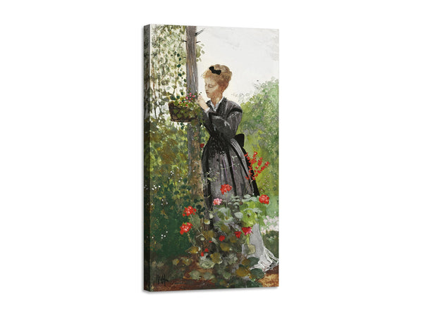 Quadro Stampa su Tela con Telaio in Legno Winslow Homer - Summer