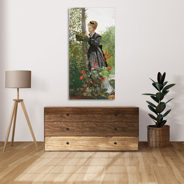 Quadro Stampa su Tela con Telaio in Legno Winslow Homer - Summer