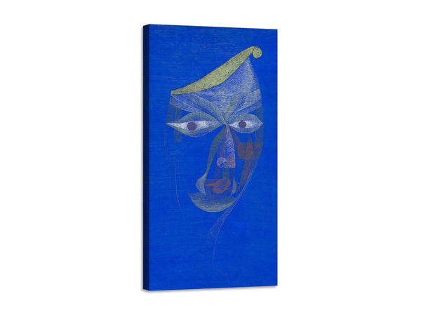 Quadro Stampa su Tela con Telaio in Legno Paul Klee - Portrait of an Oriental