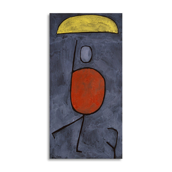 Quadro Stampa su Tela con Telaio in Legno Paul Klee - With umbrella