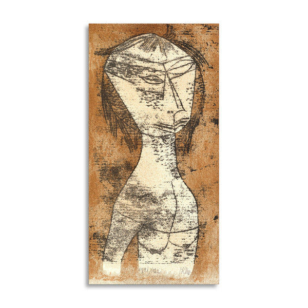 Quadro Stampa su Tela con Telaio in Legno Paul Klee - The Saint of the Inner Light