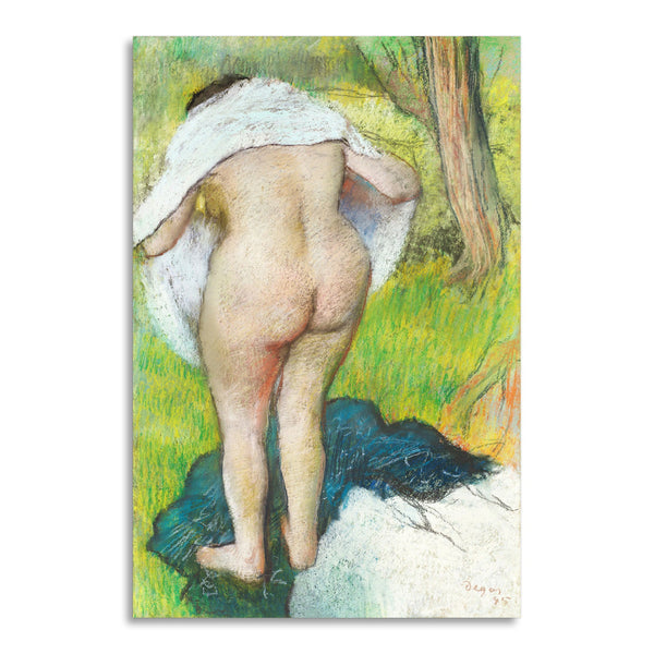 Quadro Stampa su Tela con Telaio in Legno Edgar Degas - Nude woman