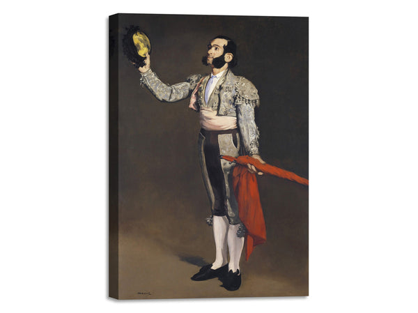 Quadro Stampa su Tela con Telaio in Legno Edouadr Manet - A Matador