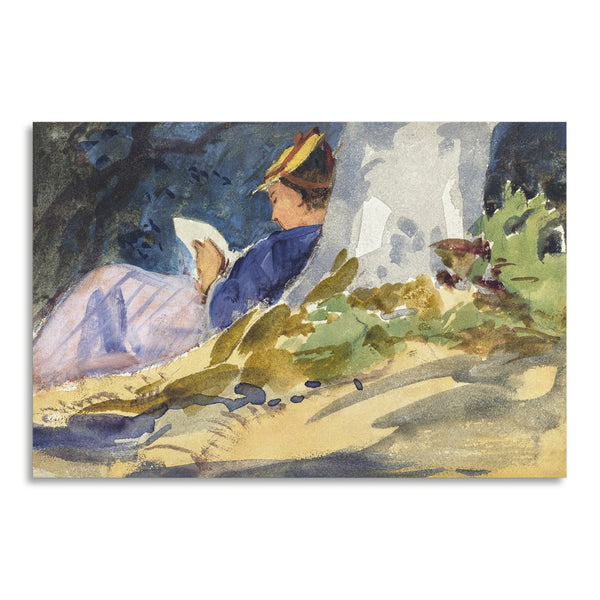 Quadro Stampa su Tela con Telaio in Legno John Singer Sargent - Resting