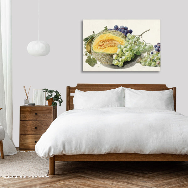Quadro Stampa su Tela con Telaio in Legno Michiel van Huysum - Fruits