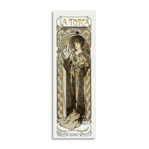 Quadro Stampa su Tela con Telaio in Legno Alphonse Mucha - La Tosca
