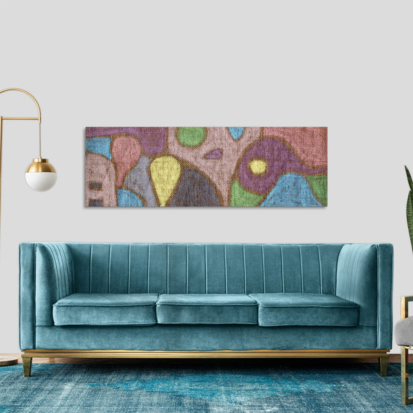 Quadro Stampa su Tela con Telaio in Legno Paul Klee - Mild Fruit