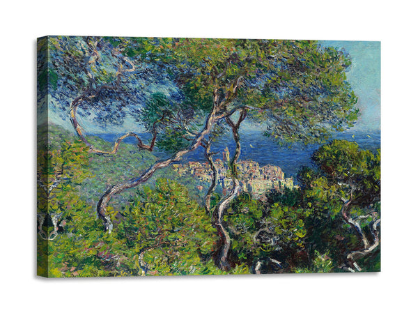 Quadro Stampa su Tela con Telaio in Legno Claude Monet - Bordighera