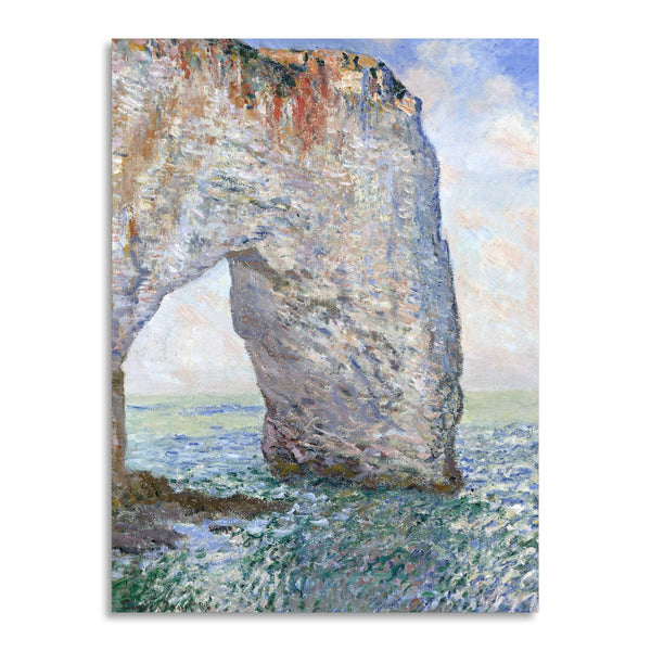 Quadro Stampa su Tela con Telaio in Legno Claude Monet - The Manneporte near Étretat