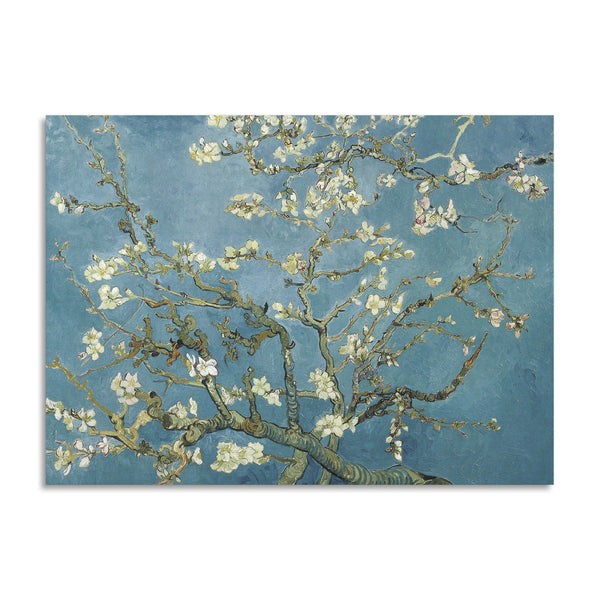 Quadro Stampa su Tela con Telaio in Legno Vincent van Gogh - Almond blossom