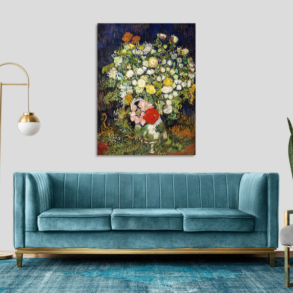 Quadro Stampa su Tela con Telaio in Legno Vincent van Gogh - The Bedroom