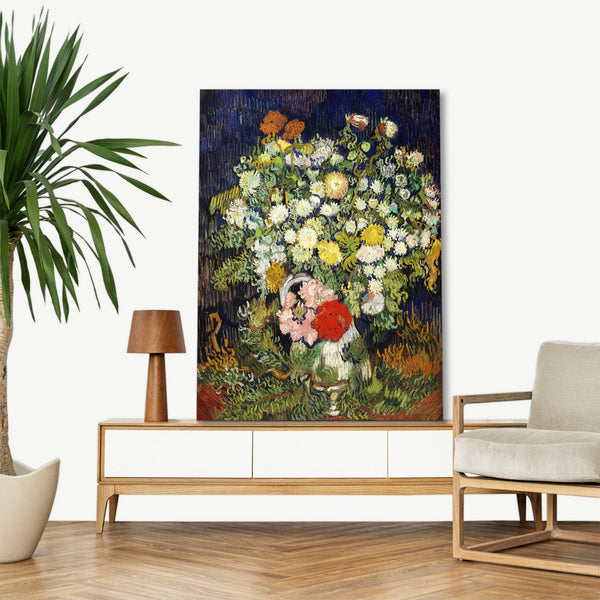 Quadro Stampa su Tela con Telaio in Legno Vincent van Gogh - The Bedroom