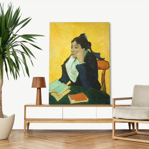 Quadro Stampa su Tela con Telaio in Legno Vincent van Gogh - Madame Joseph-Michel Ginoux