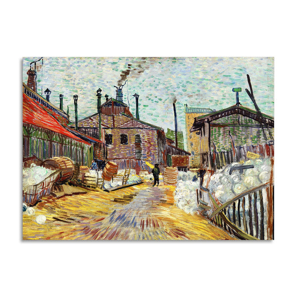Quadro Stampa su Tela con Telaio in Legno Vincent van Gogh - The Factory