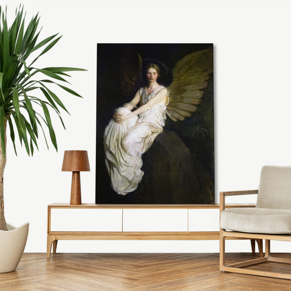 Quadro Stampa su Tela con Telaio in Legno Abbott Handerson Thayer - Stevenson Memorial