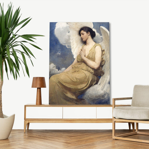 Quadro Stampa su Tela con Telaio in Legno Abbott Handerson Thayer - Winged Figure