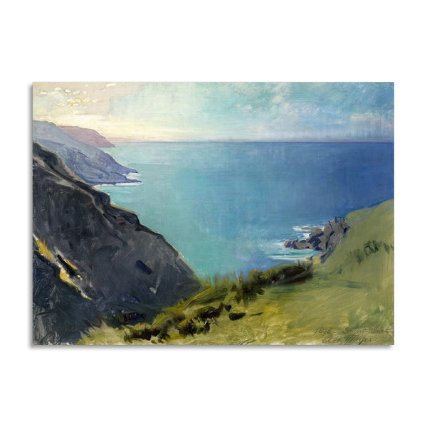 Quadro Stampa su Tela con Telaio in Legno Abbott Handerson Thayer - Cornish Headlands