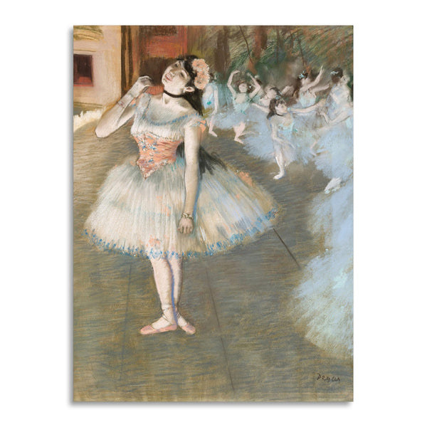 Quadro Stampa su Tela con Telaio in Legno Edgar Degas - The Star