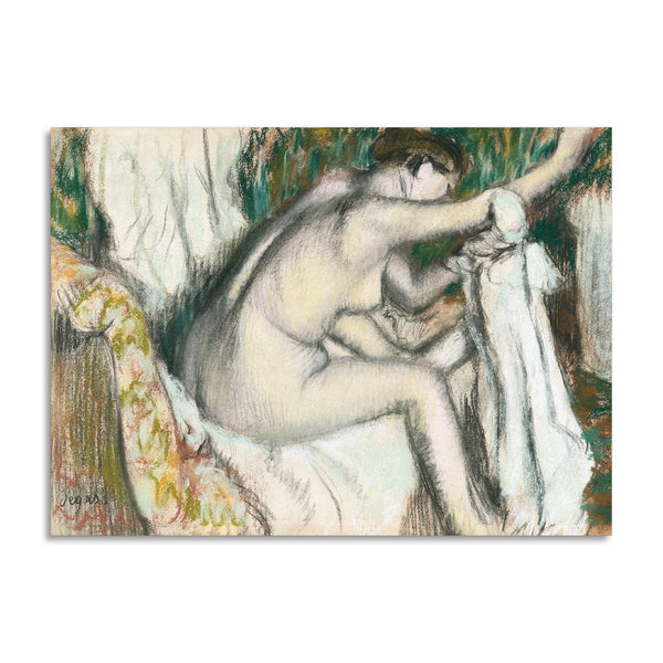 Quadro Stampa su Tela con Telaio in Legno Edgar Degas - Nude lady