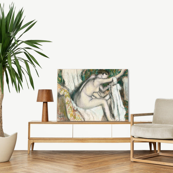 Quadro Stampa su Tela con Telaio in Legno Edgar Degas - Nude lady