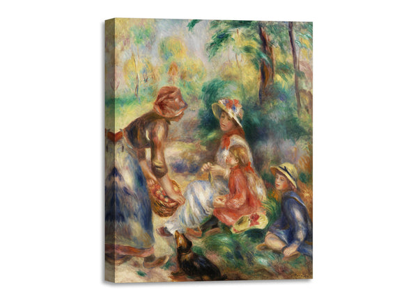Quadro Stampa su Tela con Telaio in Legno Pierre-Auguste Renoir - Apple Vendor