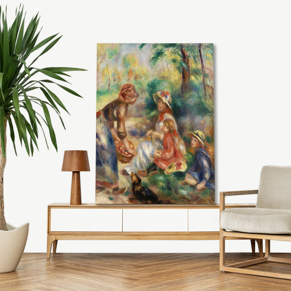 Quadro Stampa su Tela con Telaio in Legno Pierre-Auguste Renoir - Apple Vendor