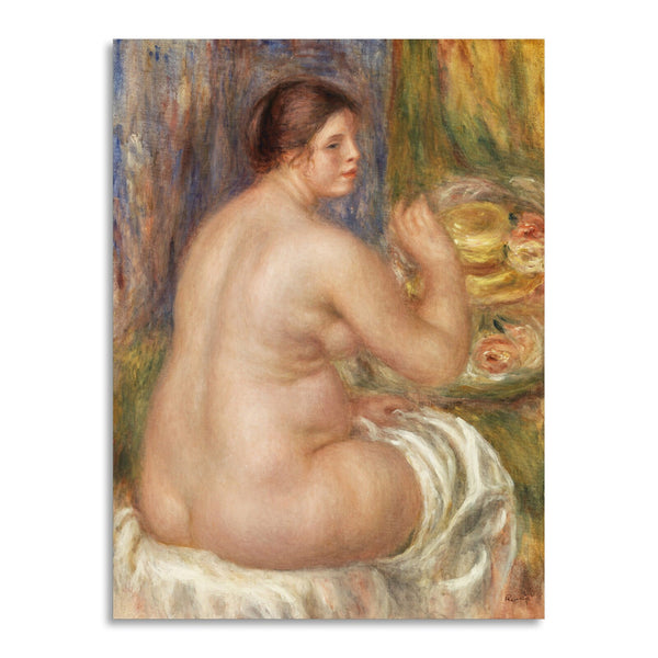Quadro Stampa su Tela con Telaio in Legno Pierre-Auguste Renoir - Nude from the Back