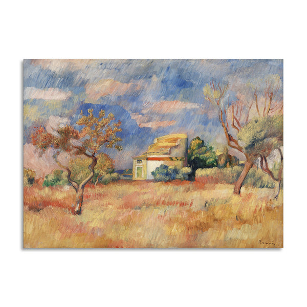 Quadro Stampa su Tela con Telaio in Legno Pierre-Auguste Renoir - Dovecote at Bellevue