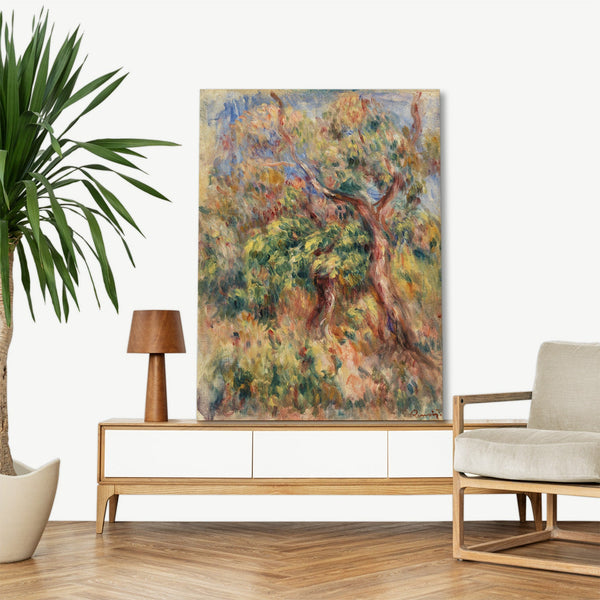 Quadro Stampa su Tela con Telaio in Legno Pierre-Auguste Renoir - Landscape