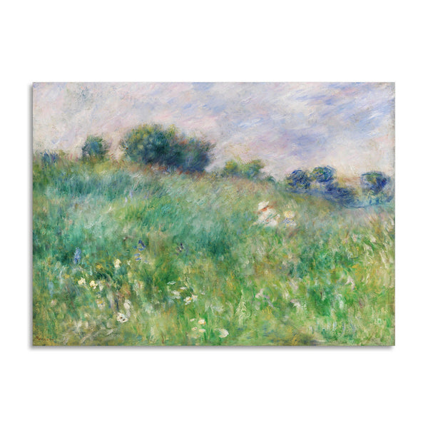 Quadro Stampa su Tela con Telaio in Legno Pierre-Auguste Renoir - Meadow