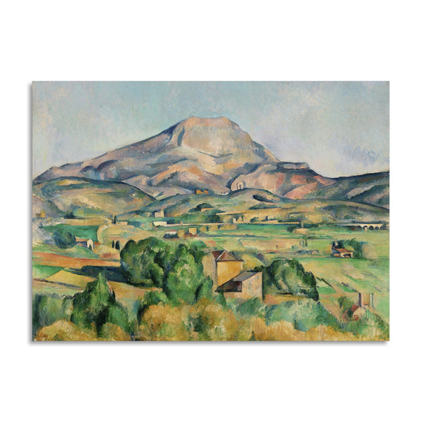 Quadro Stampa su Tela con Telaio in Legno Paul Cezanne - Mont Sainte-Victoire