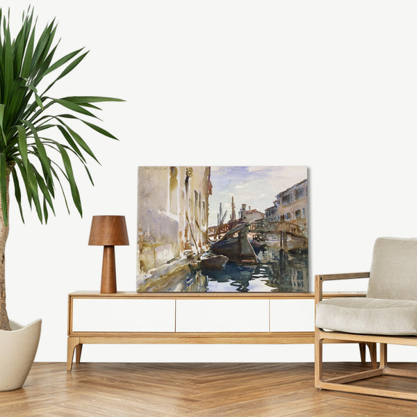 Quadro Stampa su Tela con Telaio in Legno John Singer Sargent - Giudecca