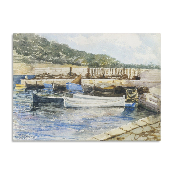Quadro Stampa su Tela con Telaio in Legno John Singer Sargent - Boats