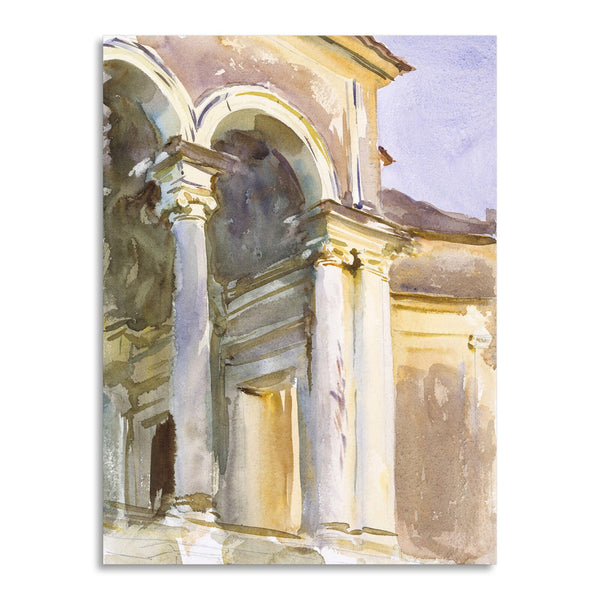 Quadro Stampa su Tela con Telaio in Legno John Singer Sargent - Loggia, Villa Giulia, Rome