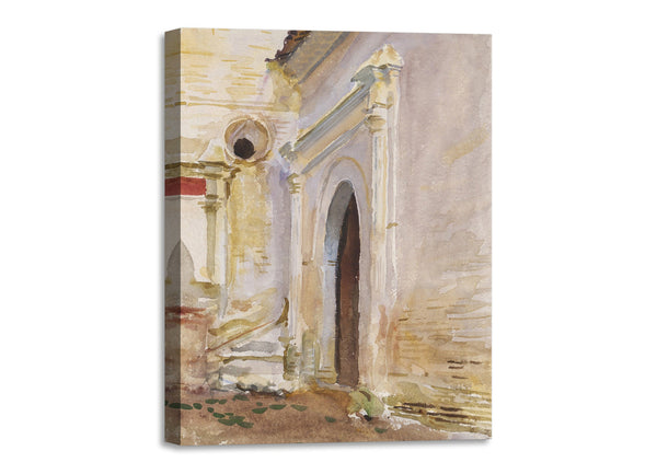 Quadro Stampa su Tela con Telaio in Legno John Singer Sargent - Arched Doorway