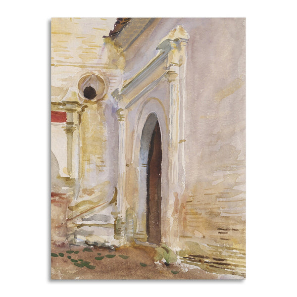 Quadro Stampa su Tela con Telaio in Legno John Singer Sargent - Arched Doorway