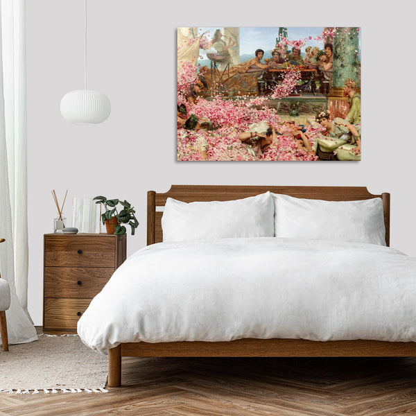 Quadro Stampa su Tela con Telaio in Legno Lawrence Alma-Tadema - Japanese butterfly