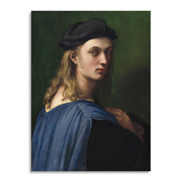 Quadro Stampa su Tela con Telaio in Legno Raffaello Sanzio - Bindo Altoviti