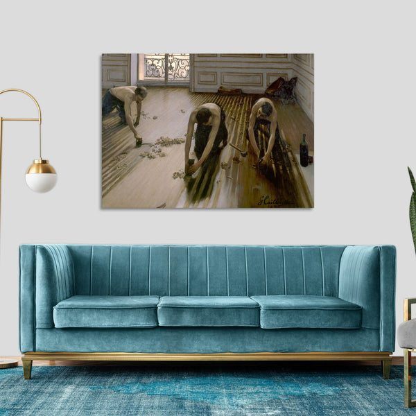 Quadro Stampa su Tela con Telaio in Legno Gustave Caillebotte - The Floor Planers