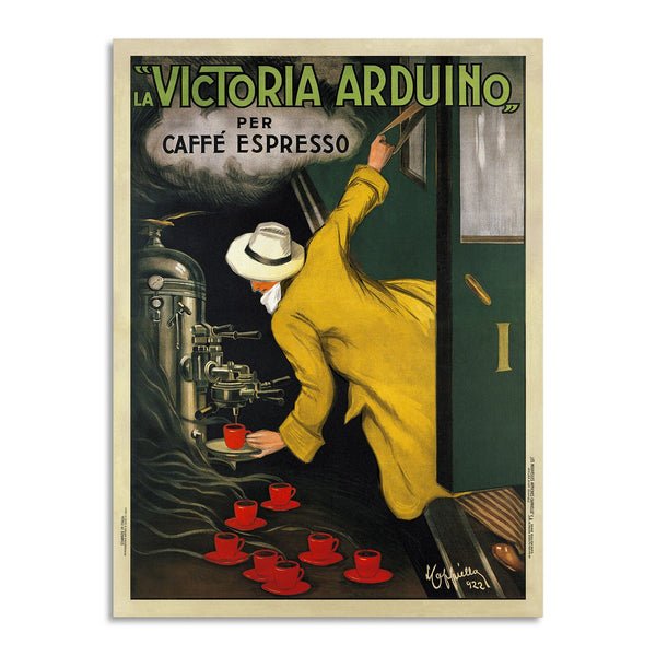Quadro Stampa su Tela con Telaio in Legno  Leonetto Cappiello - Victoria Arduino