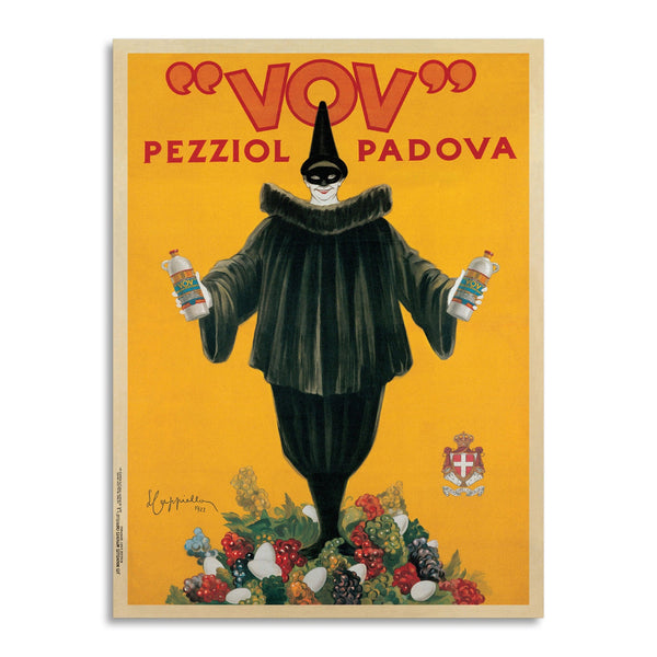 Quadro Stampa su Tela con Telaio in Legno Leonetto Cappiello - Vov