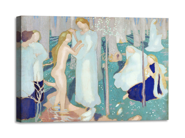 Quadro Stampa su Tela con Telaio in Legno Maurice Denis - Springtime