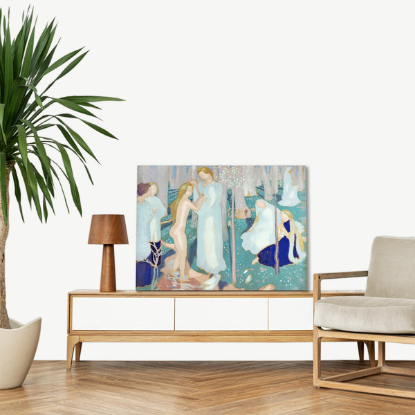 Quadro Stampa su Tela con Telaio in Legno Maurice Denis - Springtime