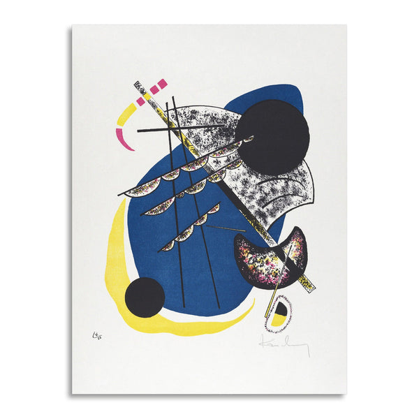 Quadro Stampa su Tela con Telaio in Legno Wassily Kandinsky - Small Worlds II