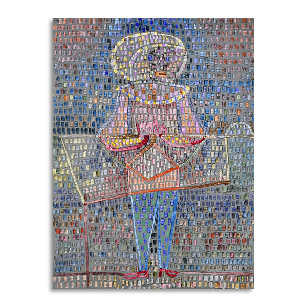 Quadro Stampa su Tela con Telaio in Legno Paul Klee - Boy in Fancy Dress