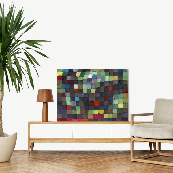 Quadro Stampa su Tela con Telaio in Legno Paul Klee - May Picture