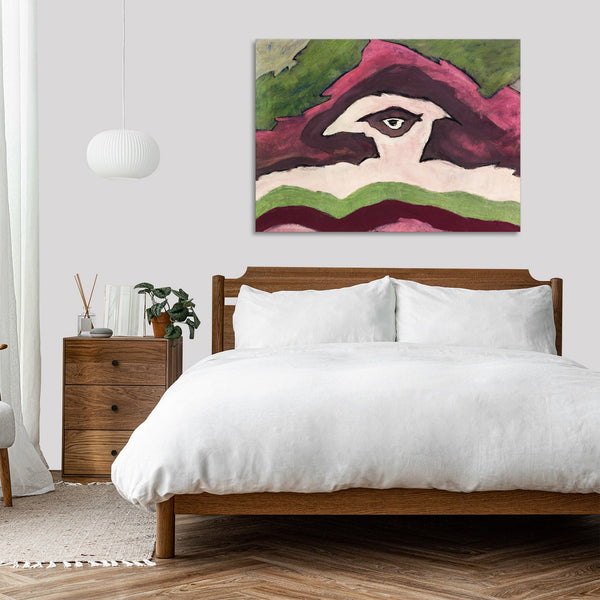 Quadro Stampa su Tela con Telaio in Legno Arthur Dove - Storm Clouds