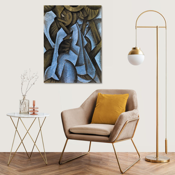 Quadro Stampa su Tela con Telaio in Legno Arthur Dove - Pagan Philosophy